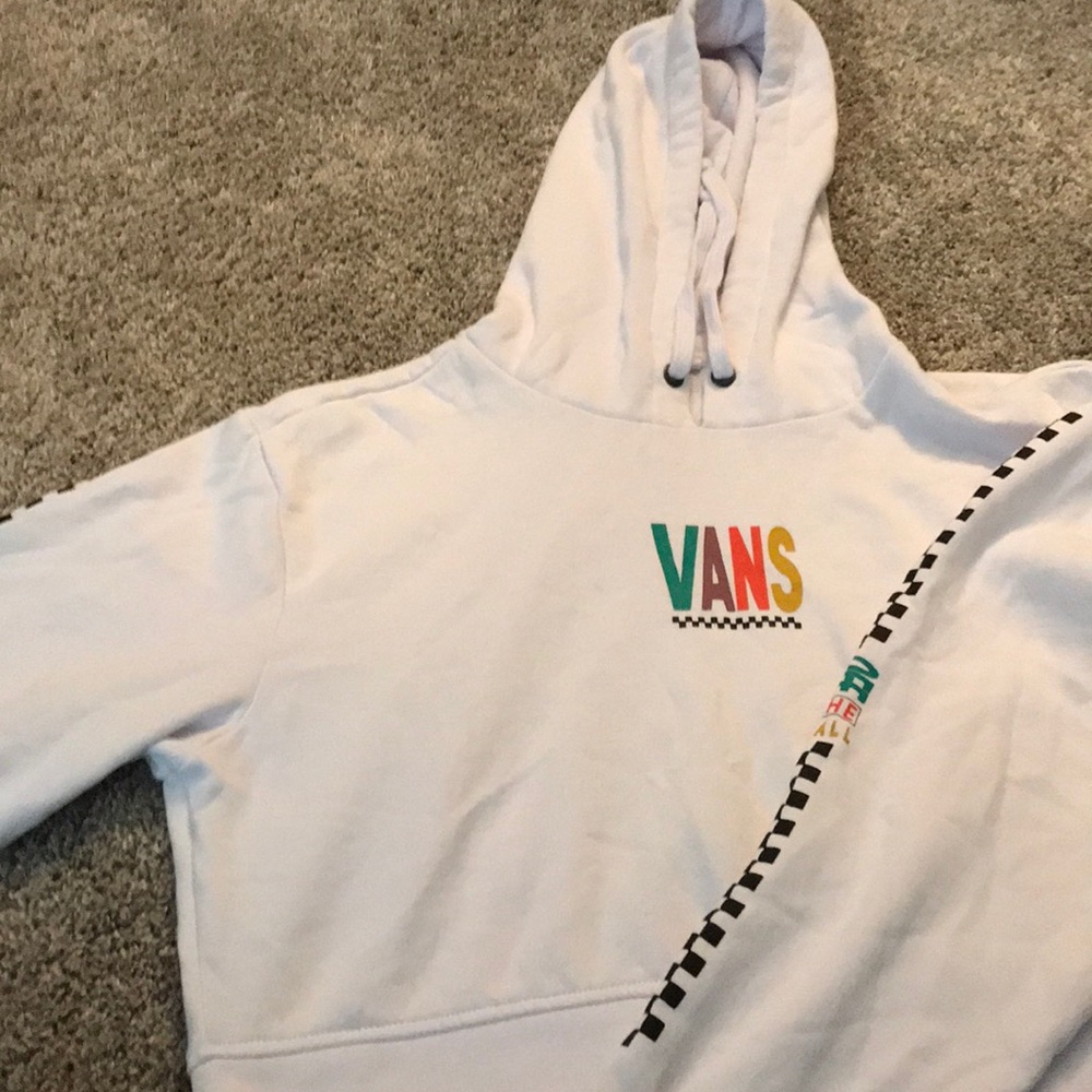 vans cropped hoodie